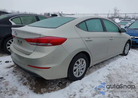 2017 Hyundai Elantra Se from USA, damaged, VIN 5NPD74LFXHH163371